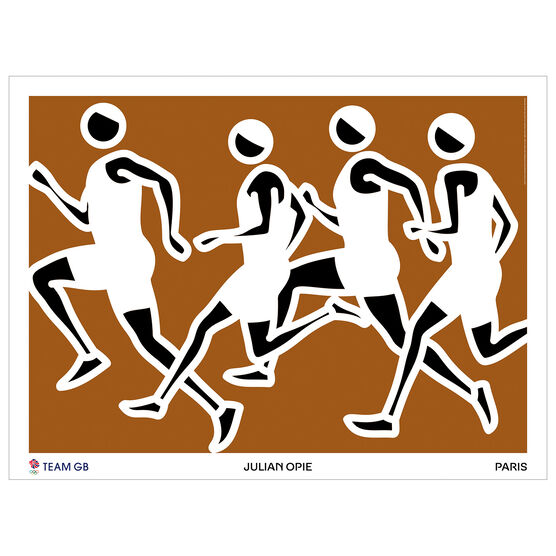 Julian Opie Nethaneel, Daniel, Kesi, Sam Team GB poster